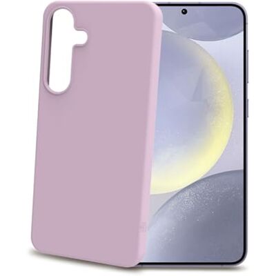 Celly Cromo Zachte Gummi Galaxy S25+ Roze - Telefoonhoesje Celly Cromo Zachte Gummi Galaxy S25+ Roze - Telefoonhoesje