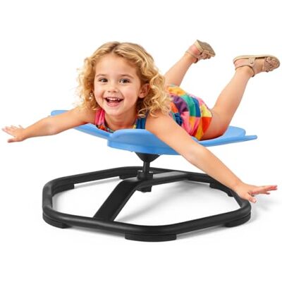 VEVOR Draaibare stoel voor kinderen, capaciteit 100 kg, sensorische draaistoel, draaibare zitting in bloembladvorm, antislip onderkant, bevordert coördinatie, evenwicht en concentratie VEVOR Draaibare stoel voor kinderen, capaciteit 100 kg, sensorische draaistoel, draaibare zitting in bloembladvorm, antislip onderkant, bevordert coördinatie, evenwicht en concentratie