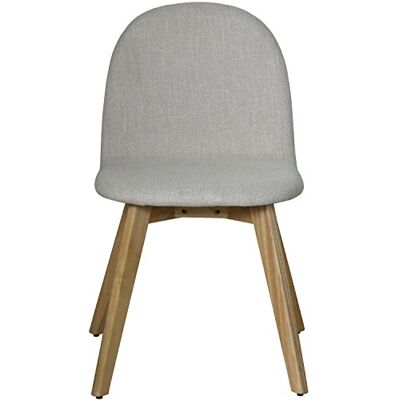 DRW Set van 2 stoelen, eikenhout, met stoffen bekleding, 49,5 x 56,5 x 80,5 cm. DRW Set van 2 stoelen, eikenhout, met stoffen bekleding, 49,5 x 56,5 x 80,5 cm.