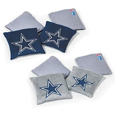 Wild Sports NFL Dallas Cowboys 8pk dubbelzijdige zitzakken, teamkleur Wild Sports NFL Dallas Cowboys 8pk dubbelzijdige zitzakken, teamkleur