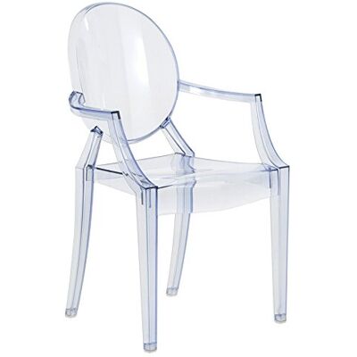 Kartell Lou Lou Ghost kinderstoel, lichtblauw, 37 x 39 x 63 cm Kartell Lou Lou Ghost kinderstoel, lichtblauw, 37 x 39 x 63 cm
