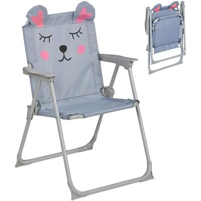 Relaxdays campingstoel kind, klapstoel, met muis, HBD: 51,5x36x37,5 cm, vouwstoel buiten, meerkleurig Relaxdays campingstoel kind, klapstoel, met muis, HBD: 51,5x36x37,5 cm, vouwstoel buiten, meerkleurig