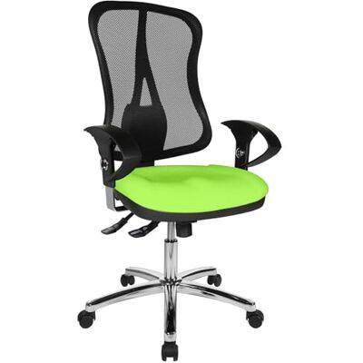 Topstar Bureaustoel Head Point SY Deluxe incl. in hoogte verstelbare armleuningen appelgroen/zwart Topstar Bureaustoel Head Point SY Deluxe incl. in hoogte verstelbare armleuningen appelgroen/zwart