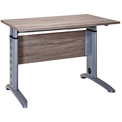 MÖBELPARTNER Amatis Verstelbare Bureau Truffelhout - Bureau MÖBELPARTNER Amatis Verstelbare Bureau Truffelhout - Bureau