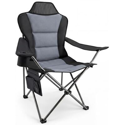 YEAUPE PRO Campingstoel opvouwbaar, visstoel, vouwstoel, hoge rugleuning, strandstoel, klapkruk, XXL, olijfgroen YEAUPE PRO Campingstoel opvouwbaar, visstoel, vouwstoel, hoge rugleuning, strandstoel, klapkruk, XXL, olijfgroen