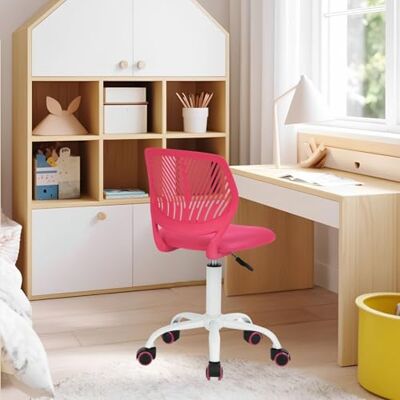 FurnitureR Kinderstoel, bureau, in hoogte verstelbaar, kleurrijke ergonomische jeugdstoel met rugleuning en armleuningen, kinderstoel met 5 wielen, voor kinderen van 3 tot 10 jaar oud, maximale FurnitureR Kinderstoel, bureau, in hoogte verstelbaar, kleurrijke ergonomische jeugdstoel met rugleuning en armleuningen, kinderstoel met 5 wielen, voor kinderen van 3 tot 10 jaar oud, maximale