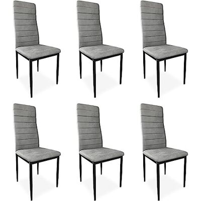 Homey Yrsa Yrsa, aluminium, 40 cm breed, 42 cm diep, 42 cm diep, 96 cm, 6 stuks Homey Yrsa Yrsa, aluminium, 40 cm breed, 42 cm diep, 42 cm diep, 96 cm, 6 stuks