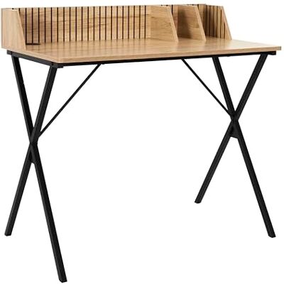 Home Deco Factory - Mobilibrico - Bruin Hout - Desk Home Deco Factory - Mobilibrico - Bruin Hout - Desk