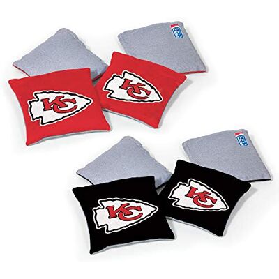 Wild Sports NFL Kansas City Chiefs 8pk dubbelzijdige zitzakken, teamkleur Wild Sports NFL Kansas City Chiefs 8pk dubbelzijdige zitzakken, teamkleur