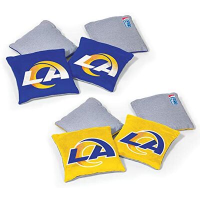 Wild Sports NFL Los Angeles Rams 8pk dubbelzijdige zitzakken, teamkleur Wild Sports NFL Los Angeles Rams 8pk dubbelzijdige zitzakken, teamkleur