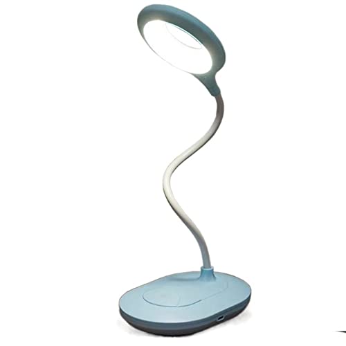 MINJUK Tafellampen Led-bureaulamp opladen plug-in bureaulamp voor tweeërlei gebruik helderheid verstelbare bureaulamp slaapkamer kantoor studeer bureaulamp