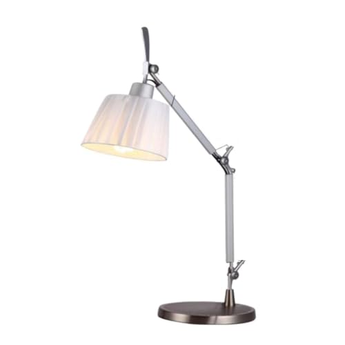 ADLYDUQ Vloerlamp Led Vloerlamp Opvouwbare Kantoorbank Vloerlamp Leeslamp LED Staande Stoffen Bekleding Wandlamp Vloerlamp Rotan Vloerlampen Voor Woonkamer (Size : F, Color : G)