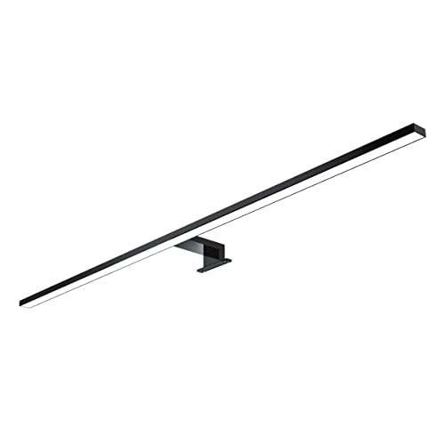 kalb Material für Möbel kalb   100cm LED badkamerlamp spiegellamp spiegellamp 230V zwart, warm wit