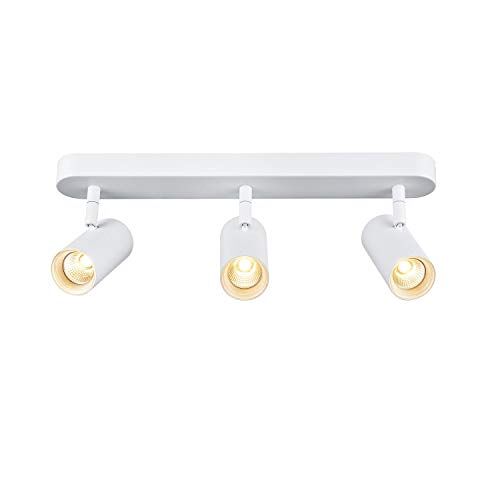 SLV wand- en plafondopbouwarmatuur NOBLO III/plafond- en wandverlichting binnen, ledspot, opbouwarmatuur, wandopbouwarmatuur, plafondspot / 2700K 24 W 1800 lm wit dimbaar 36 graden