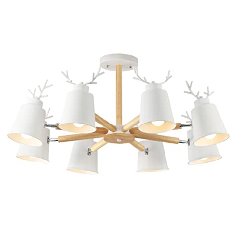 YYUFTTG Plafondlamp Plafondlamp, eetkamer decoratieve lamp, woonkamer plafondlamp, slaapkamer plafondlamp (Color : White)