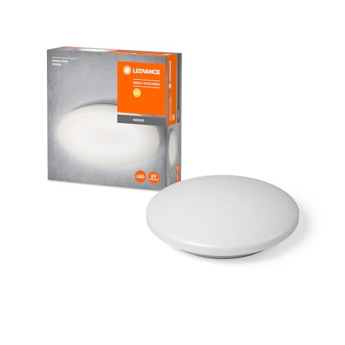 Ledvance ORBIS LED plafondarmatuur, LED wandarmatuur warm wit met 14 W, 1100 lumen en 30 cm diameter. Orbis PURE