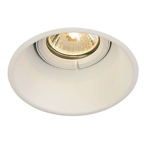 SLV plafondinbouwarmatuur HORN-T/spot, schijnwerper, plafondspot, plafondarmatuur, inbouwarmatuur led, binnenverlichting / GU10 50W wit