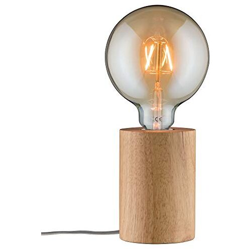 Paulmann 79640 Neordic Talin tafellamp max. 1x20W tafellamp voor E27 lampen Bedlampje hout 230V hout zonder lampen