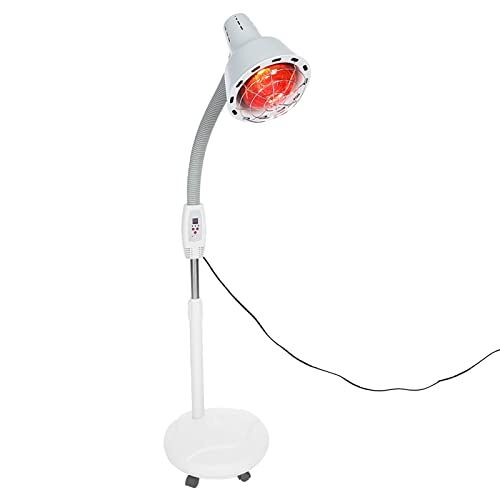 Ausla 275 W infrarood licht verwarmingstherapie-lamp, voor het verlichten van spier- en koudepijn, infraroodlichtlamp, warmtestraler met sokkel en timer