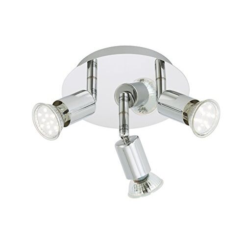 Briloner Leuchten Plafondlamp, badkamerlamp, LED-lamp, plafondlamp, badkamerlamp, LED-spots, woonkamerlamp, plafondspot, zwenk- en draaibaar