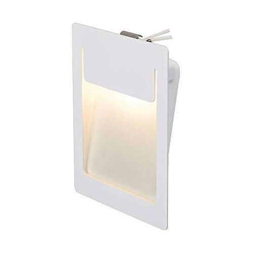 SLV wandinbouwarmatuur DOWNUNDER PUR 155 / plafond- en wandverlichting binnen, ledspot, inbouwarmatuur, wandinbouwarmatuur, plafondspot / 3000K 5,2 W 230 lm wit,wit