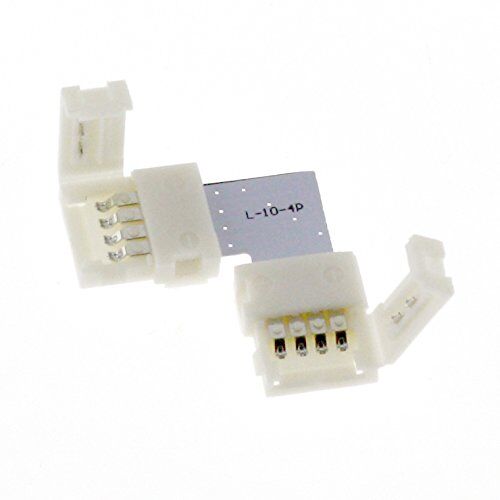 SeKi RGB 10 mm connector (kruis, L en T) hoekconnector RGB adapter clipconnector (L (hoek) connector)