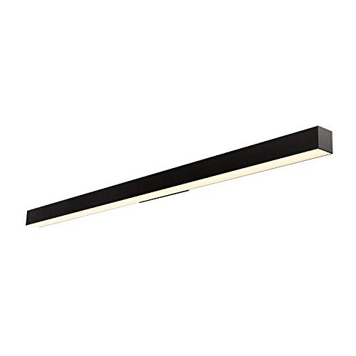 SLV wandopbouwarmatuur Q-LINE/wandverlichting binnen, ledspot, opbouwarmatuur, wandopbouwarmatuur, wandspot / 3000K 45 W 3800 lm zwart 110 graden