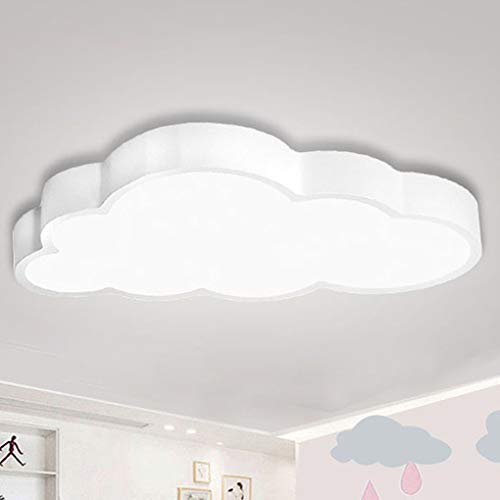 BFYLIN 64W LED dimbare plafondlamp wolken plafondlamp woonkamer lamp slaapkamer keuken lamp energie besparen licht (wit wolken-64W dimbaar)