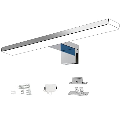 kalb Material für Möbel kalb   Aurinko LED Badkamerlamp Spiegellamp Spiegellamp chroom 230V (300mm Warm wit)