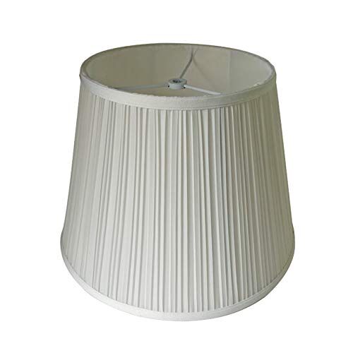 CWCQGH Vouw lampenkap, witte stoffen lampenkap, doe-het-zelf tafellamp lampenkap, 28CM