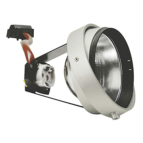 SLV plafondinbouwarmatuur G12 module/spot, schijnwerper, plafondspot, plafondarmatuur, inbouwarmatuur led, binnenverlichting / G12 70 W grijs 8 graden