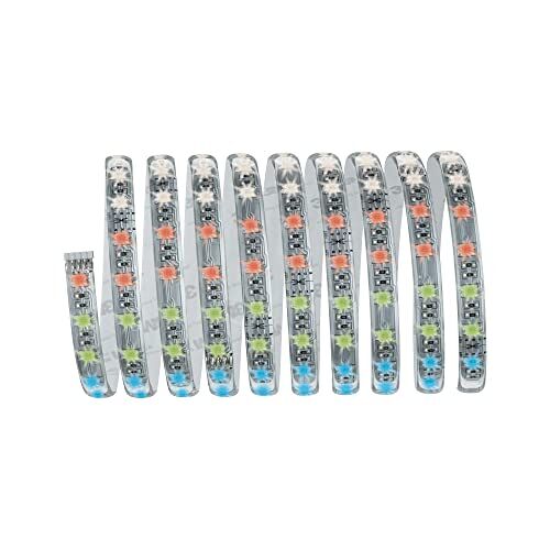 Paulmann 50081 SmartHome LED-Strip A ++ Lichtstrip RGB W 3m Lichtstrip Zigbee complete set Ledstrip 3000 K Lichtbuis kleurwissel, 300 x 1,2 x 1 cm, Wit