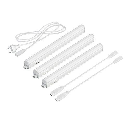 Parlat LED-kastarmaturen Rigel, elk 31,3 cm, 40 cm kabel, elk 397lm, warm-wit, set van 3