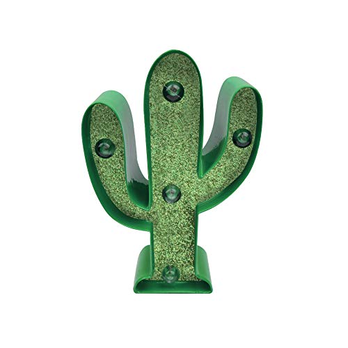 Legami Decoratieve mini-lamp – cactus met glitter