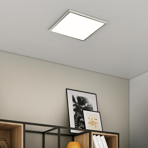 Inspire Plafondlamp LED-paneel dimbaar GDANSK 29,5x29,5cm 1800LM 2700K/4000K/6500K IP20 13,5W grijs aluminium