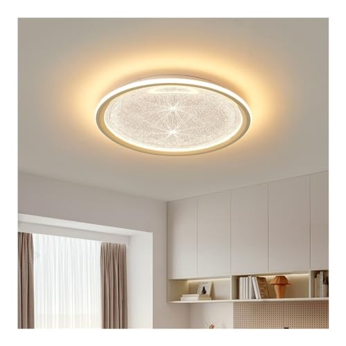 KAHXI Ronde LED Hal Verlichtingsarmaturen Plafond LED Dimbaar Keuken Verlichtingsarmaturen Plafond 3000-6000K Vierkant Woonkamer Eetkamer Badkamer Slaapkamer Plafondverlichtingsarmaturen (Color : A)