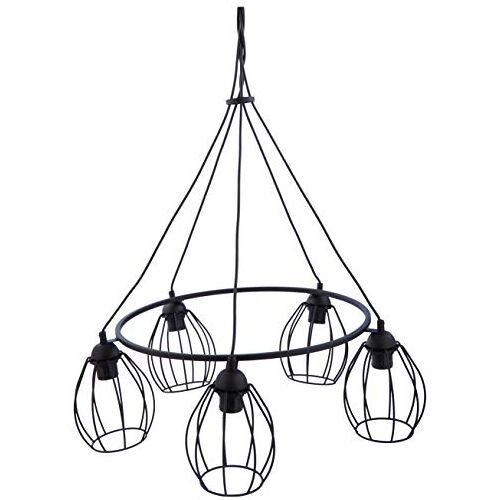 Homemania Hanglamp Don Black hanglamp, hanglamp, metaal, 62 x 62 x 50 cm