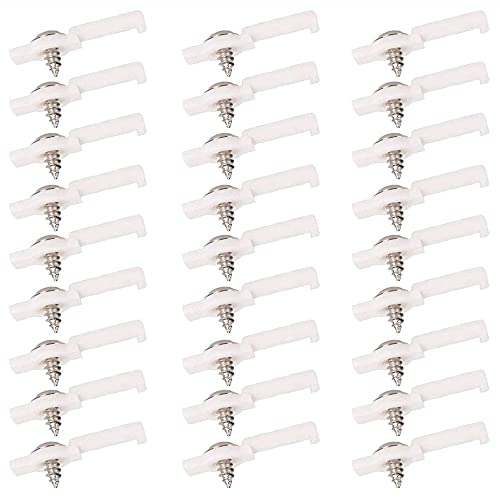 QQEE 100 stuks lichtmontagebeugels, bevestigingsLED-strips, montagebeugelbevestiging, LED-stripbevestiging, voor 10 mm brede ledstripclips