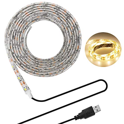 Hapop Light Led-verlichtingsstrips, USB tv-achtergrondverlichting, 6,56Ft/2 m LED-strip licht voor 40-60 in HD-tv