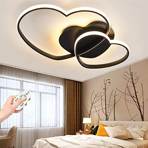 YZSJ Plafondlamp LED Dimbare Plafondlamp Modern Hart Acryl Kinderkamerlamp met Afstandsbediening Jongens Meisjes Plafondlicht Cartoon Kroonluchter Kinderen Plafondlamp Indoor Slaapkamer Decor Lamp, Zwart