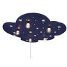 Niermann Liefdevol ontworpen led-plafondlamp voor kinderen brengt met veel fluorescerende sterren brengt de sterrenhemel in de kinderkamer.