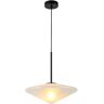 NAKEAH Modern minimalistisch retro licht meerlaags glazen hanglamp - Hanglamp van wit glas, hanglamp E27 restaurant hanglamp, vintage hanglamp