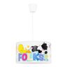 ERT GROUP Looney Tunes hanglamp voor kinderkamer, patroon Looney Tunes 001, diameter 35 cm