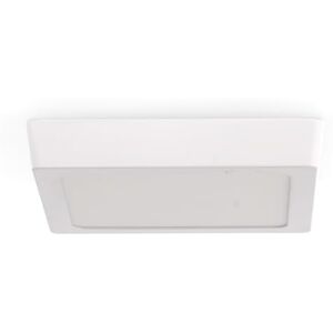 M Ledme Slim Series vierkante plafondlamp, 12 W, 1200 lm, warm licht (3000 K), IP20 binnenplafondlamp, ideaal voor keuken, slaapkamer, badkamer, eenvoudige installatie, LM5252 M Ledme Slim Series vierkante plafondlamp, 12 W, 1200 lm, warm licht (3000 K), IP20 binnenplafondlamp, ideaal voor keuken, slaapkamer, badkamer, eenvoudige installatie, LM5252