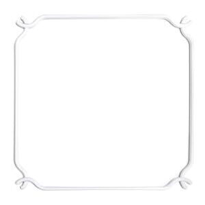 Creative Vierkante kooi – structuur voor kroonluchters – S – L 34 cm, wit Creative Vierkante kooi – structuur voor kroonluchters – S – L 34 cm, wit