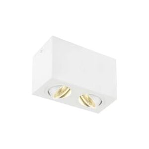SLV plafondopbouwarmatuur TRILEDO Double/ledspot, schijnwerper, plafondspot, plafondarmatuur, opbouwarmatuur, binnenverlichting / 3000K 14 W 1100 lm wit 38 graden SLV plafondopbouwarmatuur TRILEDO Double/ledspot, schijnwerper, plafondspot, plafondarmatuur, opbouwarmatuur, binnenverlichting / 3000K 14 W 1100 lm wit 38 graden