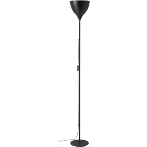 Eglo Vilastrosi-E Staande lamp, woonkamer, vloerlamp voor indirecte verlichting, plafondschijnwerper van kunststof en staal in zwart, E27-fitting Eglo Vilastrosi-E Staande lamp, woonkamer, vloerlamp voor indirecte verlichting, plafondschijnwerper van kunststof en staal in zwart, E27-fitting