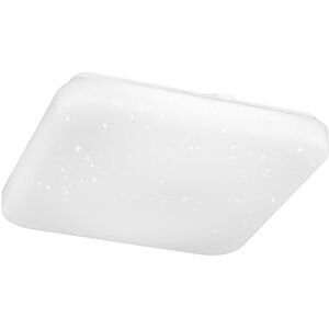 Eglo Pogliola Led-plafondlamp, met kristaleffect en dipschakelaar, keuken-plafondlamp, van metaal en kunststof in wit, warmwit, neutraal koudwit, 28 x cm Eglo Pogliola Led-plafondlamp, met kristaleffect en dipschakelaar, keuken-plafondlamp, van metaal en kunststof in wit, warmwit, neutraal koudwit, 28 x cm