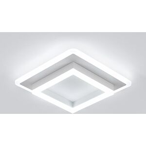 Comely LED Plafondlamp, Moderne Plafondlamp 30W 3300LM, Vierkante Design Witte Acryl Kroonluchter voor Slaapkamer Keuken Badkamer Gang, Wit Licht 6500K Comely LED Plafondlamp, Moderne Plafondlamp 30W 3300LM, Vierkante Design Witte Acryl Kroonluchter voor Slaapkamer Keuken Badkamer Gang, Wit Licht 6500K