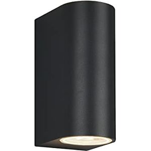 Trio Leuchten Outdoor wandlamp Roya 204260242, aluminium gegoten antraciet, excl. 2x GU10 Trio Leuchten Outdoor wandlamp Roya 204260242, aluminium gegoten antraciet, excl. 2x GU10